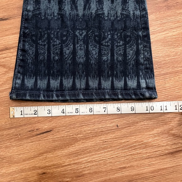 Vintage Aeropostale Tokyo Darling High Rise patterned flare jeans, size 6, NWT - Picture 6 of 6